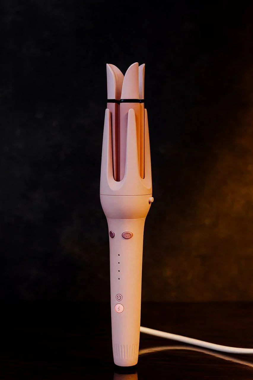 CKG LuxeWave® Automatischer Lockenstab und Glätteisen – 2 Lockengrößen (28 mm und 32 mm), 4 Hitzeeinstellungen (140 °C–200 °C), professionelles Styling-Tool