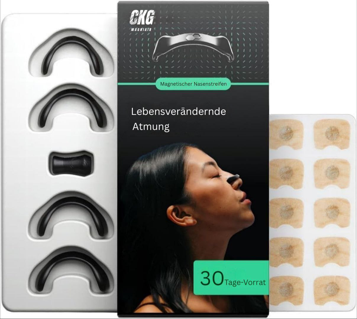 CKG MagniAir® magnetischer Nasenstreifen
